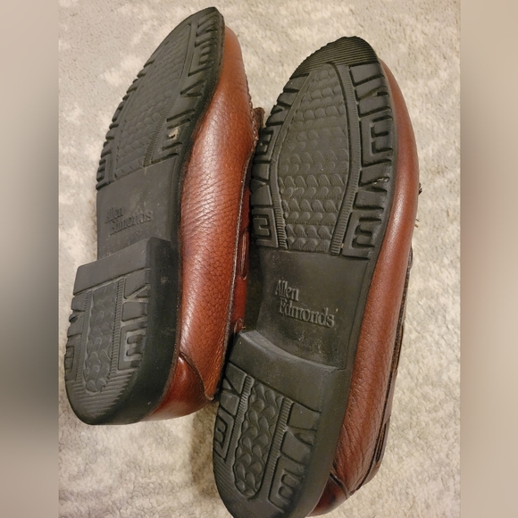 Allen Edmonds leather Kiltie slip on loafers dress shoes size 8.5 3E wide EEE - Picture 4 of 7